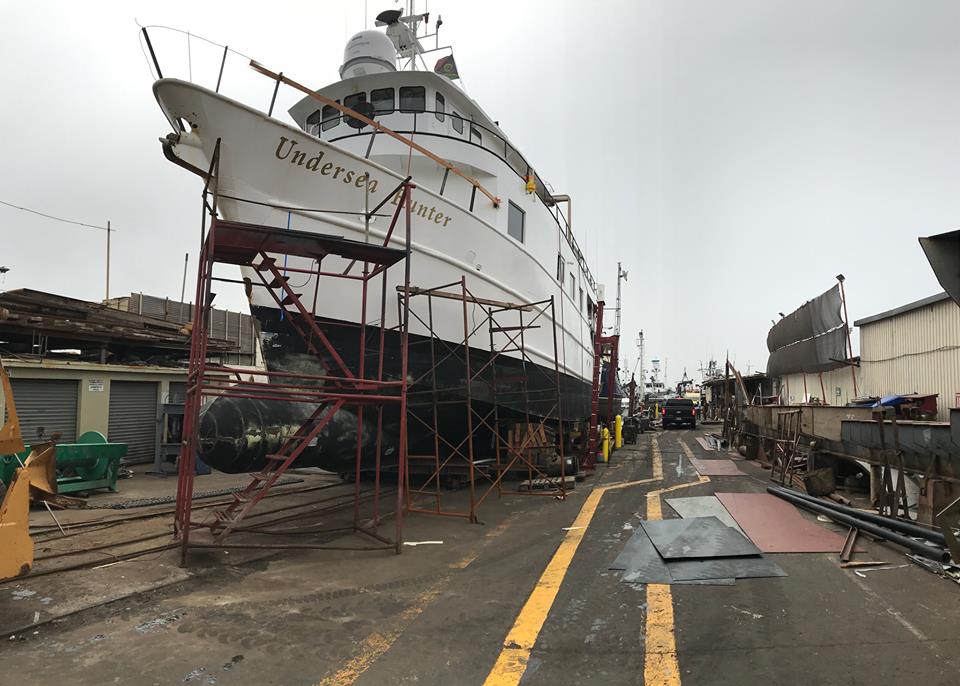 Undersea Hunter begins refit