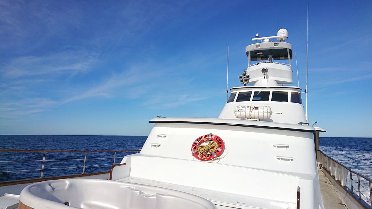 Sailing aboard the Gallant Lady